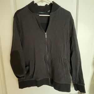 Mens Perry Ellis Zip-Up Sweater Jacket
